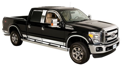 Chrome Pillar Post Trim