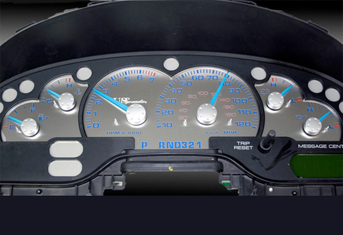 US Speedo Stainless Steel Gauge Face Kit