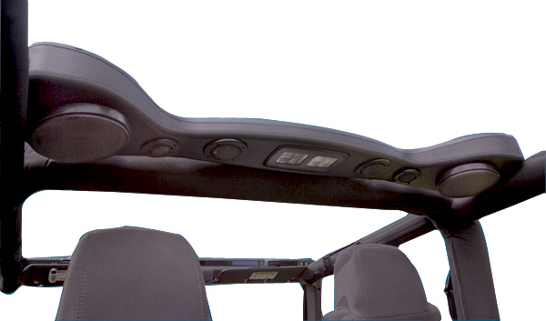 Six Speaker Textured Plastic Sound Bar