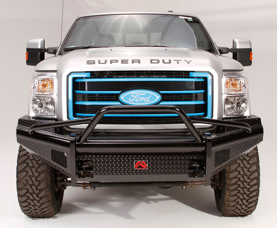 Black Steel Pre-Runner Front Bumper
